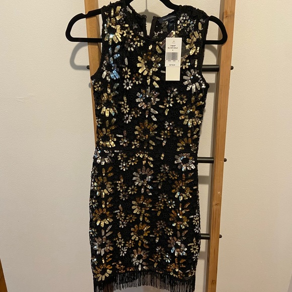 🆕French Connection sequin dress size 0 - Picture 2 of 8